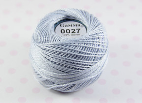 Пряжа Ирис 100% хлопок 10г 82м №0027 св.голубой