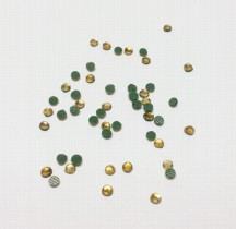 Клеевые стразы круглые с гранями RS SS16 желтый (jonquil) 144 шт.